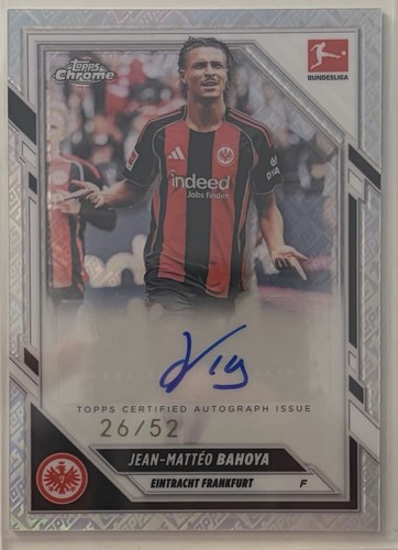 Jean-Matteo Bahoya 2025 Topps Chrome Bundesliga Toppsfractor /52