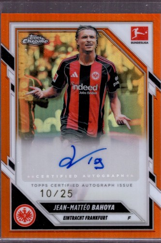 Jean-Matteo Bahoya 2025 Topps Chrome Orange /25