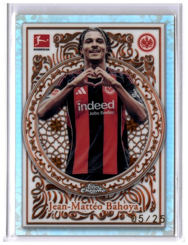 Jean-Matteo Bahoya 2025 Topps Chrome Orange /25