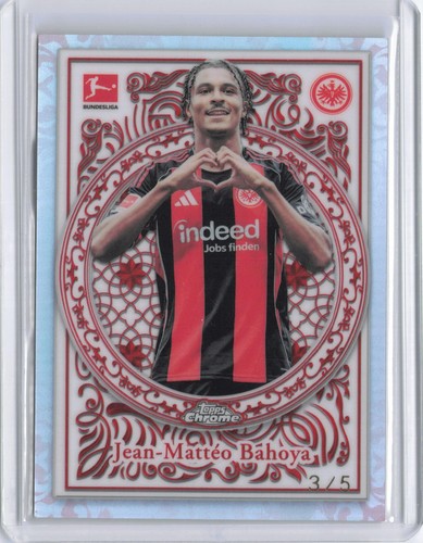 Jean-Matteo Bahoya 2025 Topps Chrome Red /5