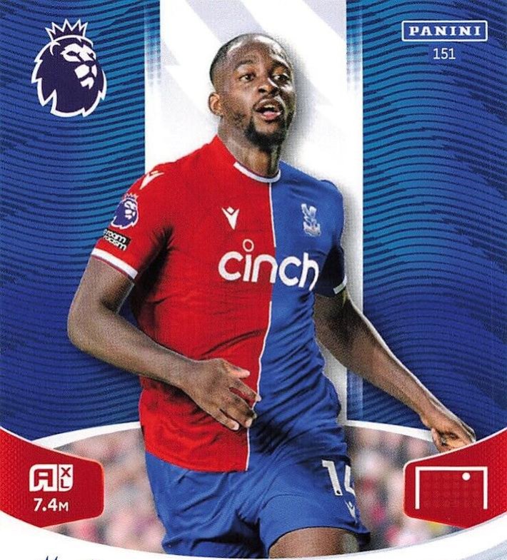 Jean Philippe Mateta 2024 Panini Adrenalyn XL Premier League