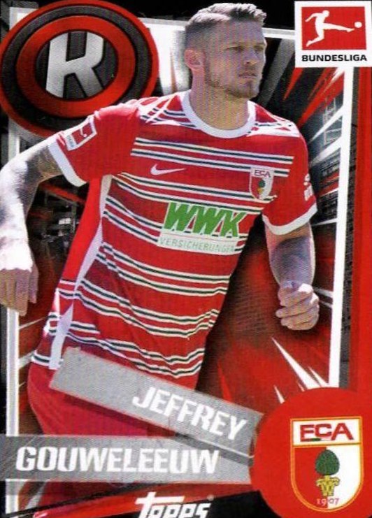 Jeffrey Gouweleeuw 2022 Topps Bundesliga Stickers