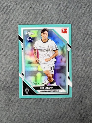 Jens Castrop 2025 Topps Chrome Bundesliga Aqua /199