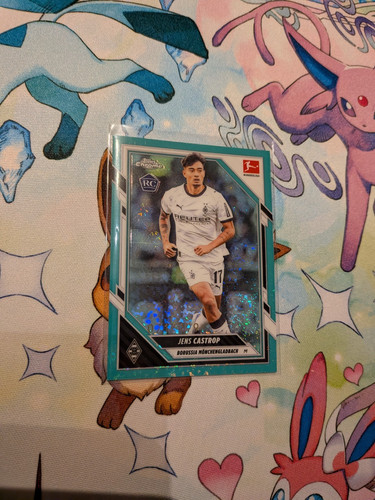 Jens Castrop 2025 Topps Chrome Bundesliga Aqua Refractor /199