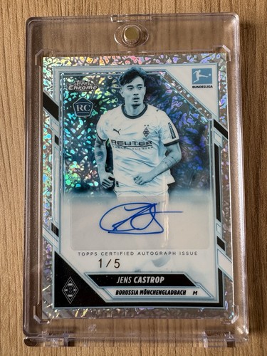 Jens Castrop 2025 Topps Chrome Bundesliga Frozen Refractor /5