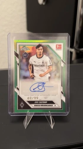 Jens Castrop 2025 Topps Chrome Bundesliga Green /99