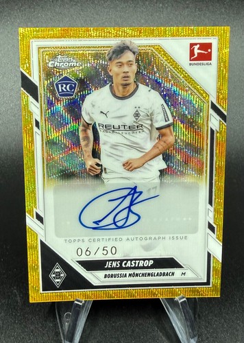 Jens Castrop 2025 Topps Chrome Gold /50