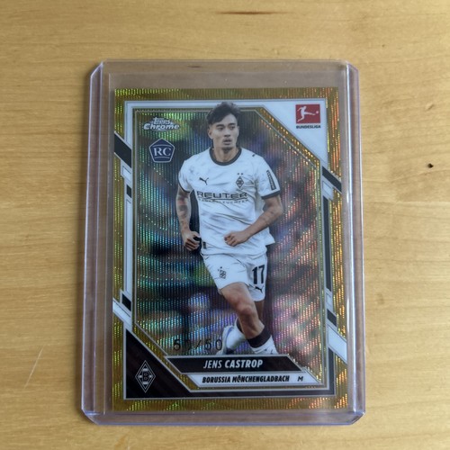 Jens Castrop 2025 Topps Chrome Gold Wave /50