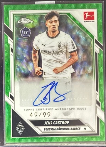 Jens Castrop 2025 Topps Chrome Green Wave /99
