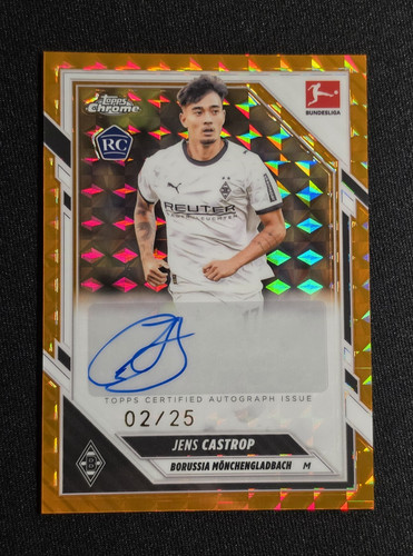 Jens Castrop 2025 Topps Chrome Orange /25