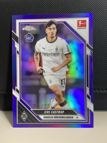 Jens Castrop 2026 Topps Chrome Purple Refractor /75
