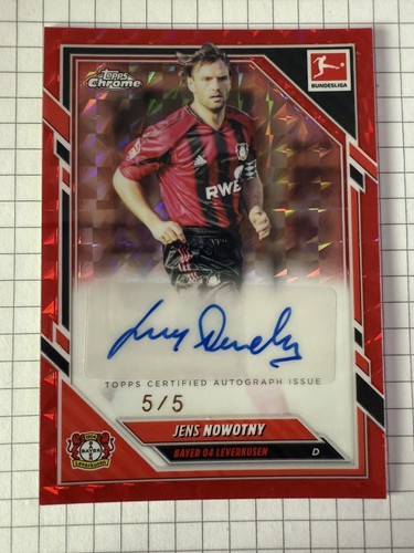 Jens Nowotny 2025 Topps Chrome /5