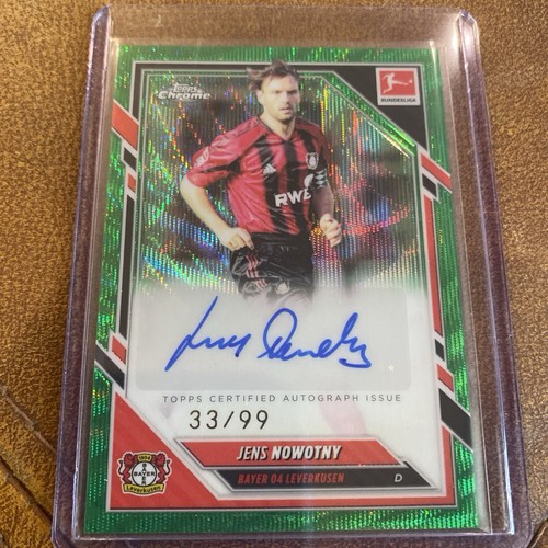 Jens Nowotny 2026 Topps Chrome Green /99