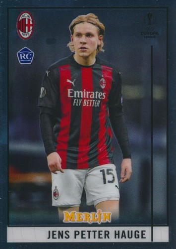 Jens Petter Hauge 2020 Topps Merlin Chrome UCL