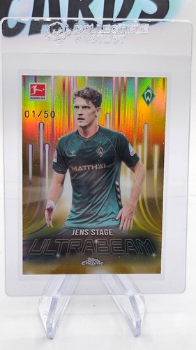 Jens Stage 2025 Topps Bundesliga Chrome Gold /50