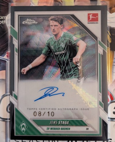 Jens Stage 2025 Topps Chrome /10