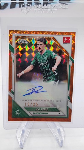 Jens Stage 2025 Topps Chrome Orange Geometrie /25