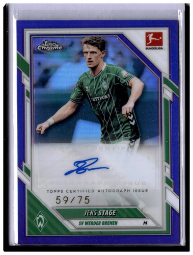 Jens Stage 2025 Topps Chrome Purple /75