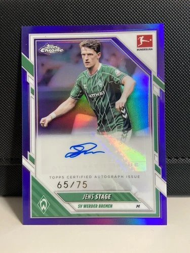 Jens Stage 2026 Topps Chrome Purple Refractor /75