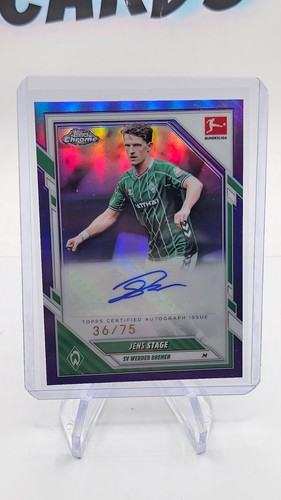 Jens Stage 2025 Topps Chrome Purple Refractor /75