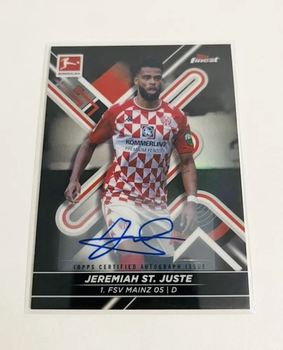 Jeremiah St. Juste 2021 Topps Bundesliga Chrome Finest /250