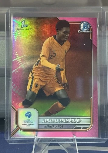 Jeremie Frimpong 2022 Topps Bowman Chrome Pink /150