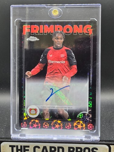 Jeremie Frimpong 2024 Topps Chrome Black /10