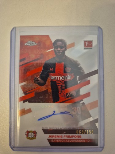 Jeremie Frimpong 2023 Topps Chrome Bundesliga /150