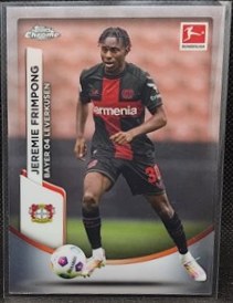 Jeremie Frimpong Topps Chrome Bundesliga #65