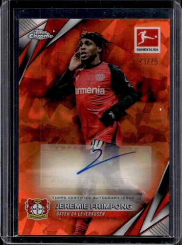 Jeremie Frimpong 2024 Topps Chrome Bundesliga Orange /25