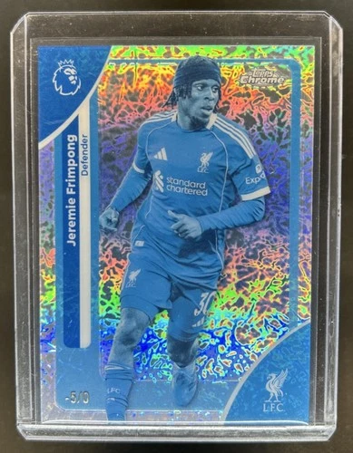 Jeremie Frimpong 2026 Topps Chrome Frozenfractor