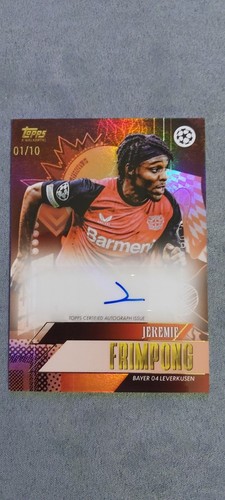 Jeremie Frimpong 2024 Topps Chrome Gold /10