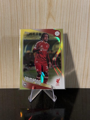 Jeremie Frimpong 2025 Topps Chrome Gold