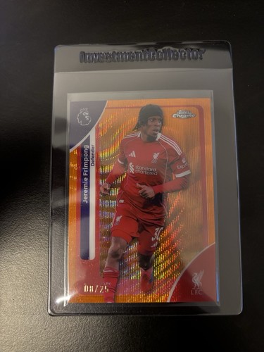 Jeremie Frimpong 2025 Topps Chrome Gold /25