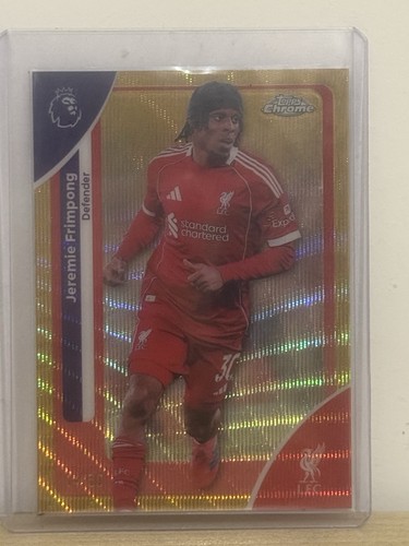Jeremie Frimpong 2025 Topps Chrome Gold /50