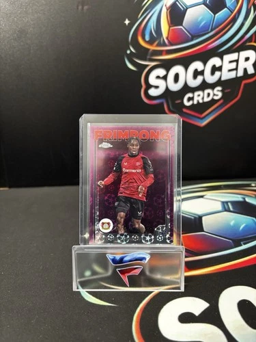 Jeremie Frimpong 2024 Topps Chrome Gold Refractor /75