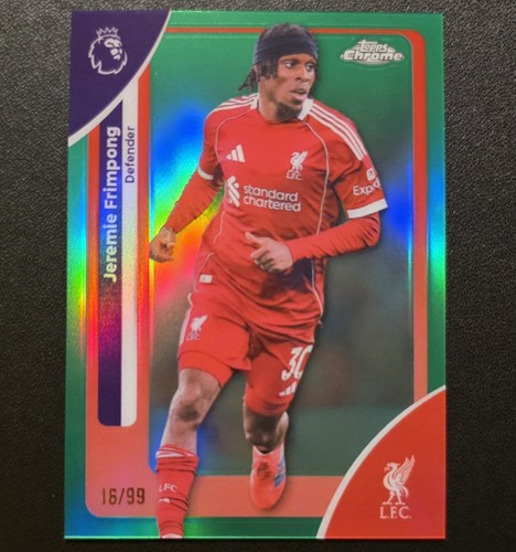 Jeremie Frimpong 2025 Topps Chrome Green /99