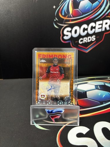 Jeremie Frimpong 2024 Topps Chrome Logofractor /25