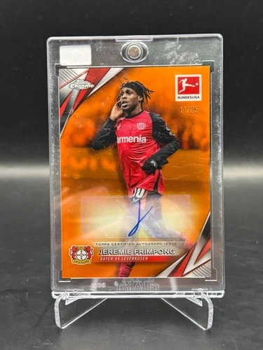 Jeremie Frimpong 2024 Topps Chrome Orange /25