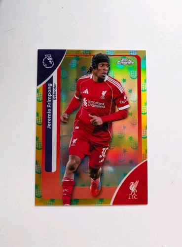 Jeremie Frimpong 2026 Topps Chrome Pineapple Refractor