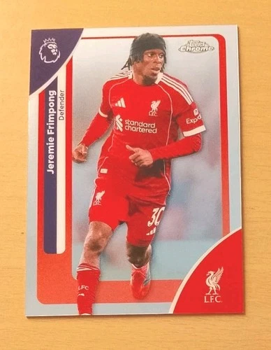 Jeremie Frimpong 2026 Topps Chrome Premier League