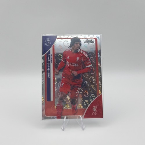 Jeremie Frimpong 2025 Topps Chrome Premier League Logofractor