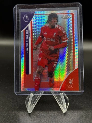 Jeremie Frimpong 2025 Topps Chrome Premier League Prismatic Refractor