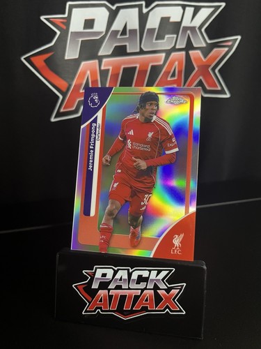 Jeremie Frimpong 2026 Topps Chrome Premier League Refractor