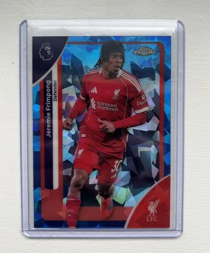 Jeremie Frimpong 2025 Topps Chrome Premier League Sapphire
