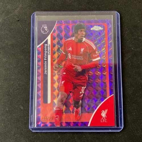 Jeremie Frimpong 2025 Topps Chrome Purple Geometric /75