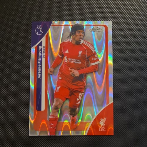 Jeremie Frimpong 2026 Topps Chrome RayWave Refractor