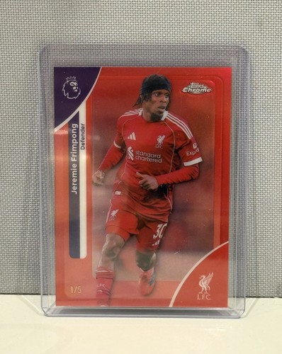 Jeremie Frimpong 2025 Topps Chrome Red /5