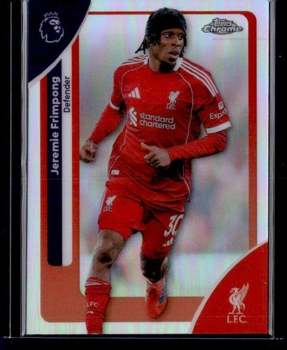 Jeremie Frimpong 2025 Topps Chrome Refractor
