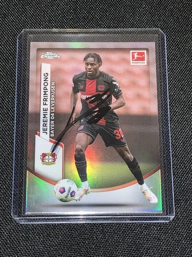 Jeremie Frimpong 2023 Topps Chrome Refractor